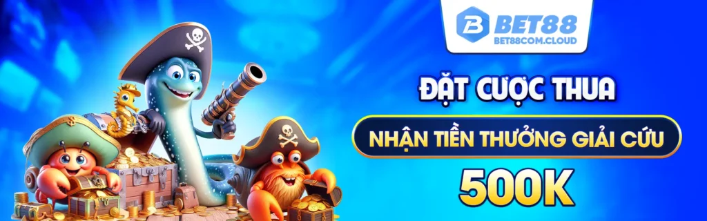 Banner hoàn tiền thua cược 500K