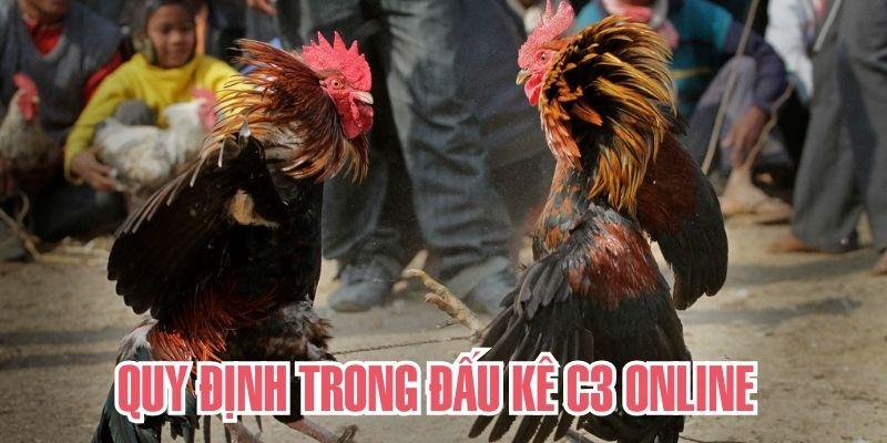 Những luật chơi trong xem và cược đá gà trực tiếp C3
