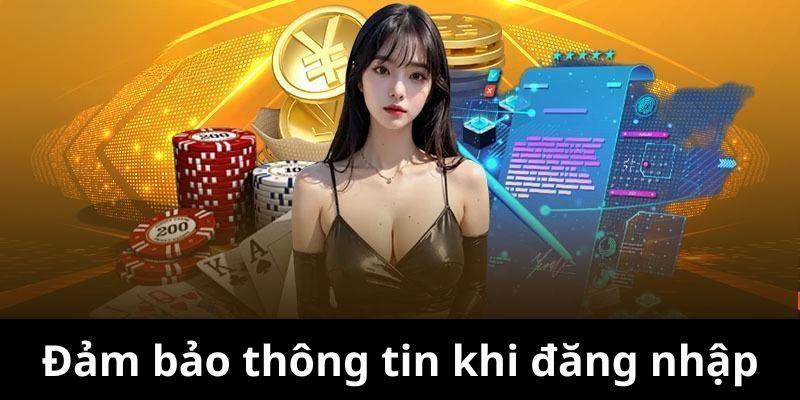 Chú ý đảm bảo các thông tin đăng nhập